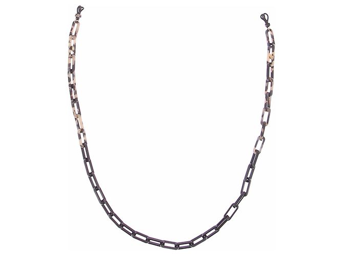 Autre Marque Accessorio per occhiali nero e crema