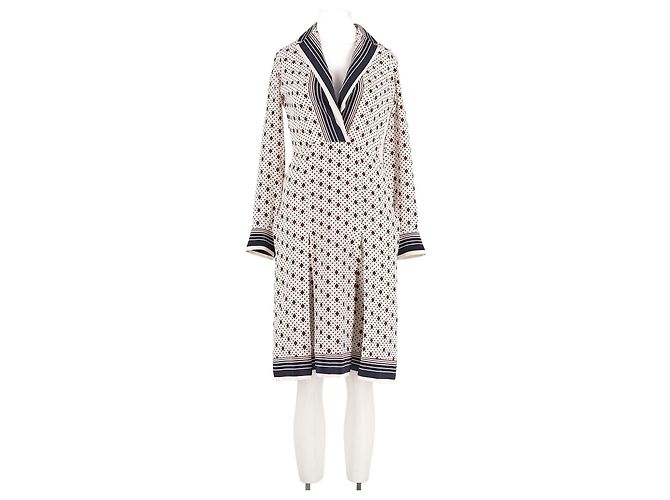 Vestido de seda blanco Céline