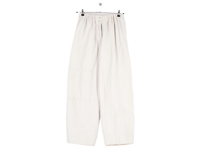 Autre Marque Pantalones de algodón blancos THE FRANKIE SHOP