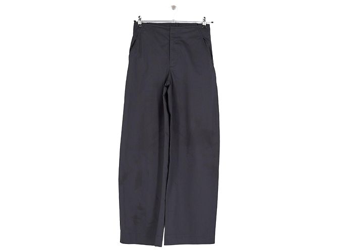 Pantalones de algodón grises Vince