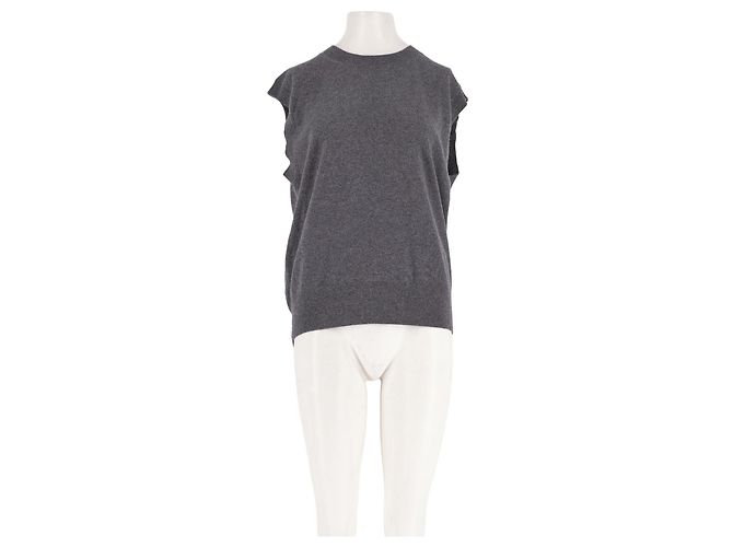 Jersey de cachemira gris J.Crew