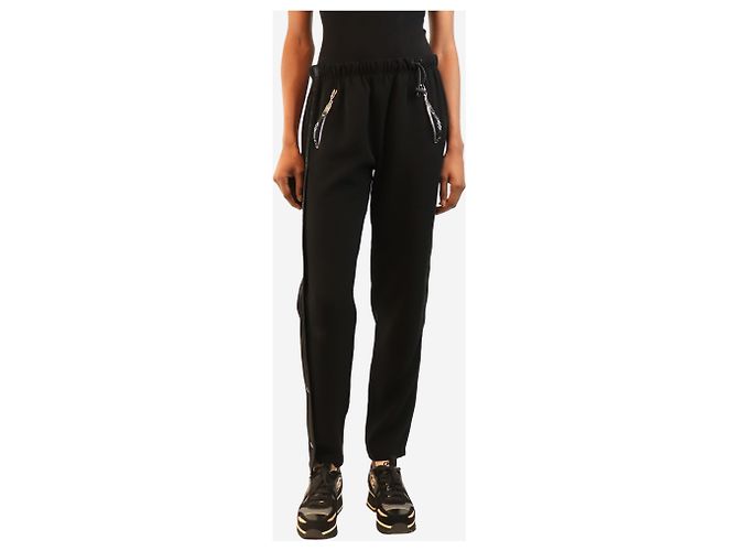 Louis Vuitton Schwarze Jogginghose - size UK 6