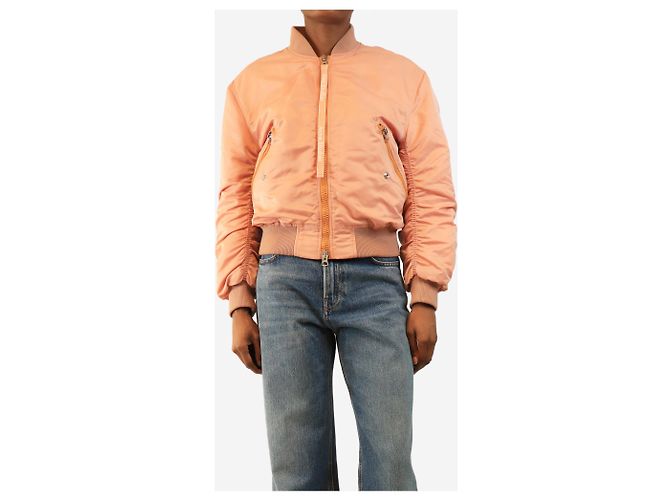 Acne Clea Bomberjacke rosa - size UK 6 Pink