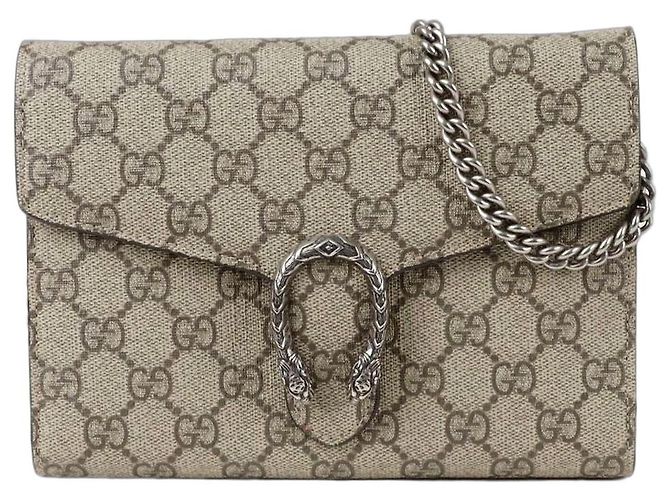 Gucci Borsa a tracolla con catena Dionysus marrone