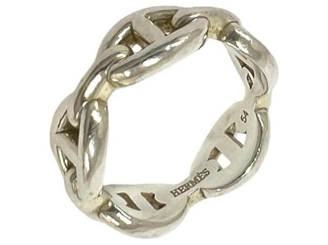 Ring Hermès Anello Hermes Chaine d'Ancre Enchainée PM Argento