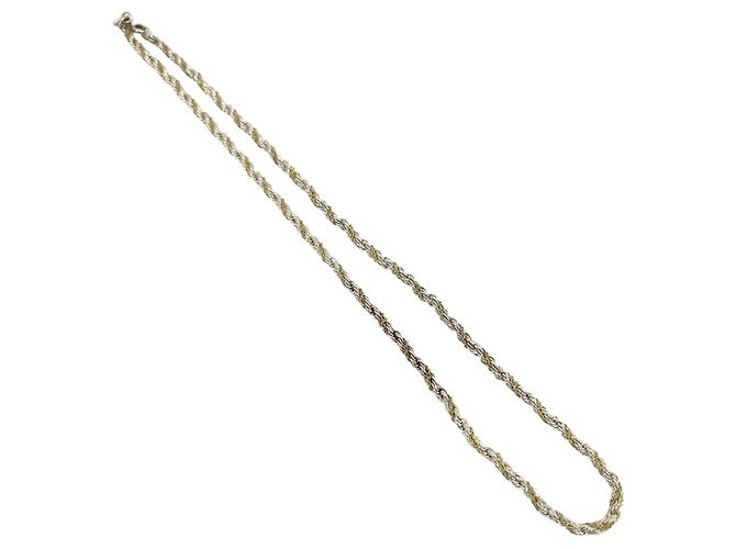 Autre Marque Collar Tiffany Twist Rope de Tiffany & Co. Plata Dorado