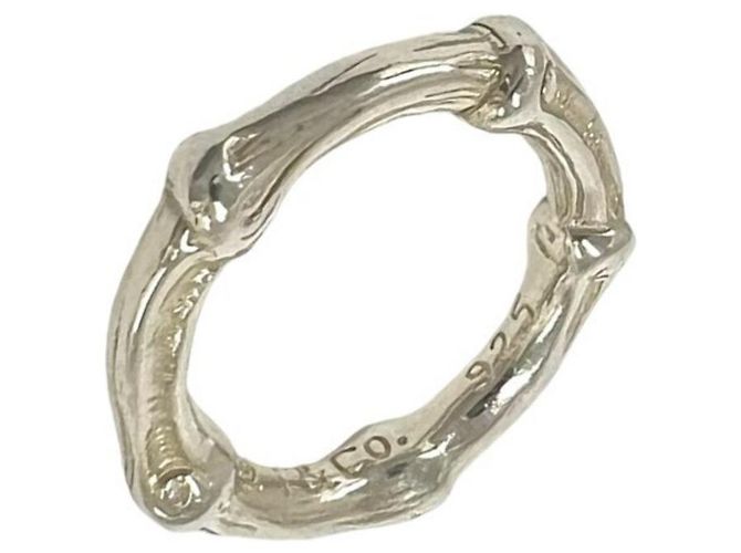 Autre Marque Anello Tiffany Vintage Bamboo in argento sterling