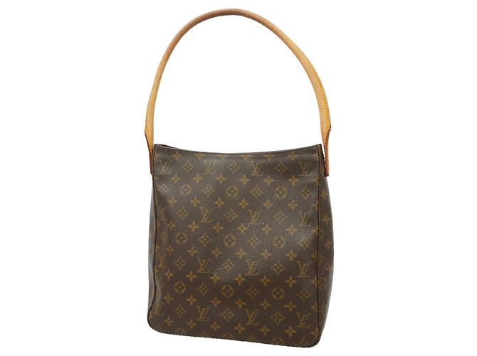 Bolsa de Ombro Louis Vuitton Monogram Looping GM Marrom
