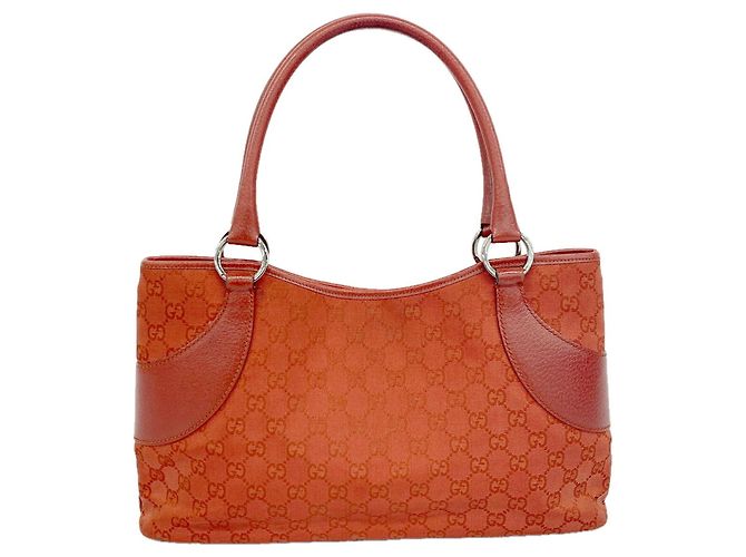 Borsa Tote Gucci GG Canvas Rosso