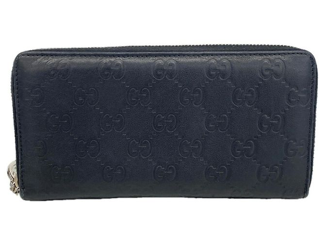 Gucci Black Leather Long Wallet