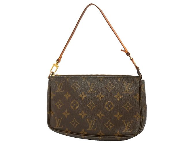 Louis Vuitton Monogram Pochette Accessoires Castaño