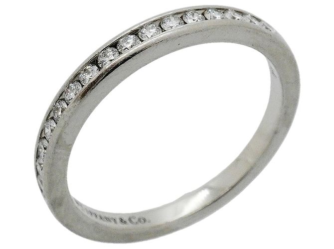 Autre Marque Tiffany & Co. Channel Setting Half Eternity Band Ring