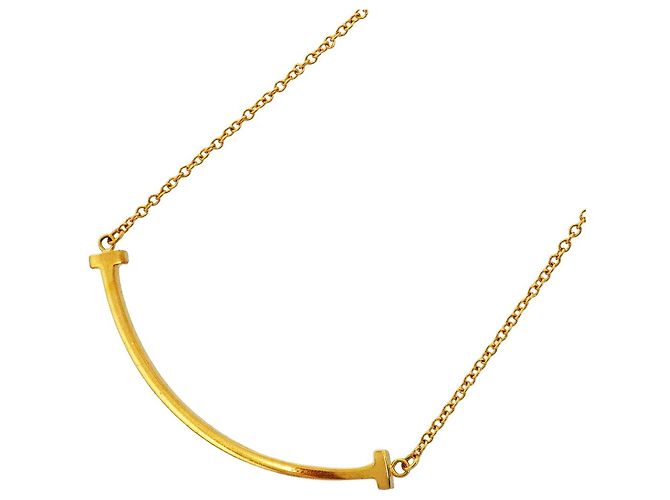 Autre Marque Tiffany & Co. Collar T Smile Small - Oro amarillo 18K