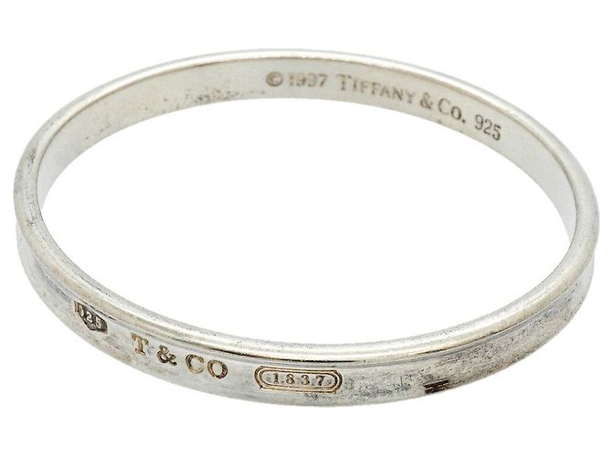 Autre Marque Tiffany & Co. Bracelete estreito em prata de lei