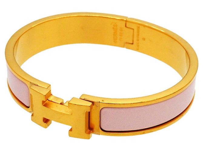 Hermès Hermes Bangle Clic Clac PM GP Plated Gold Pink Golden