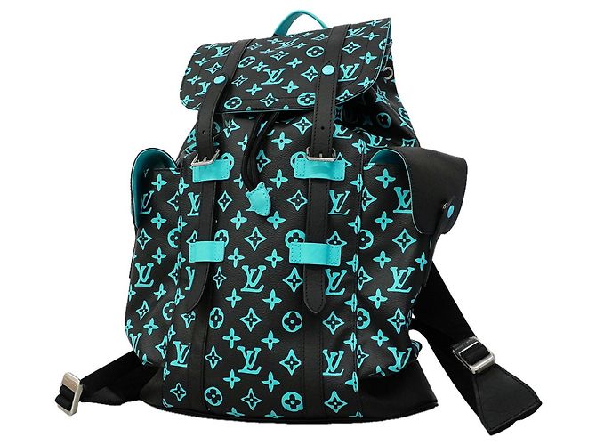 Louis Vuitton Monogram Playground Christopher MM Backpack Black