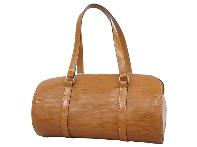 Bolsa Louis Vuitton Epi Soufflot Marrom