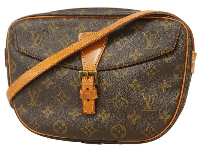 Borsa a tracolla Louis Vuitton Monogram Jeune Fille MM Marrone