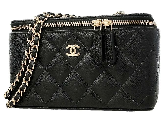 Borsa a tracolla Chanel Matelassé con catena Nero
