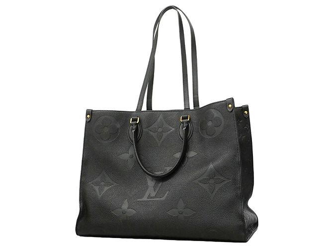Borsa Tote Louis Vuitton Monogram Empreinte OnTheGo GM Nero