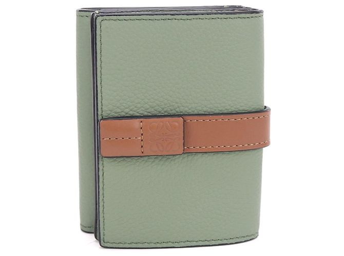 LOEWE Trifold Wallet in Green