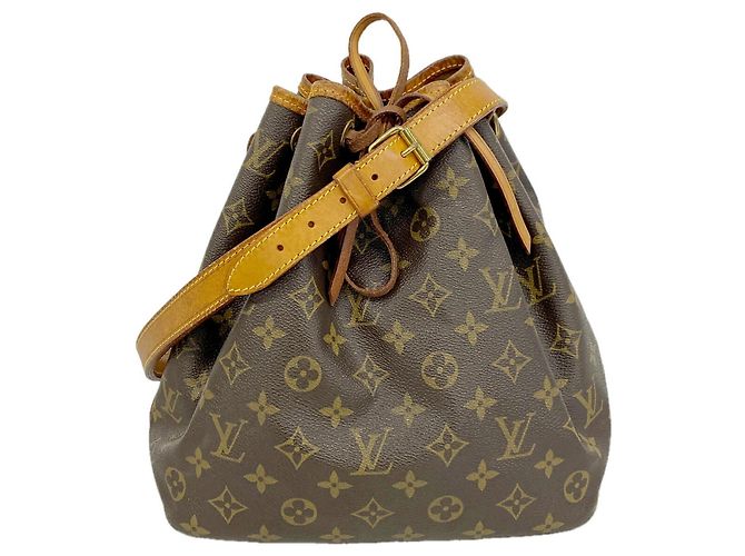 Noe Borsa a tracolla Louis Vuitton Monogram Petit Noé Marrone
