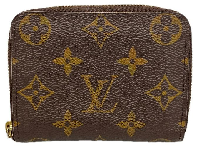 Louis Vuitton Monogram Zippy Coin Purse M60067 Braun