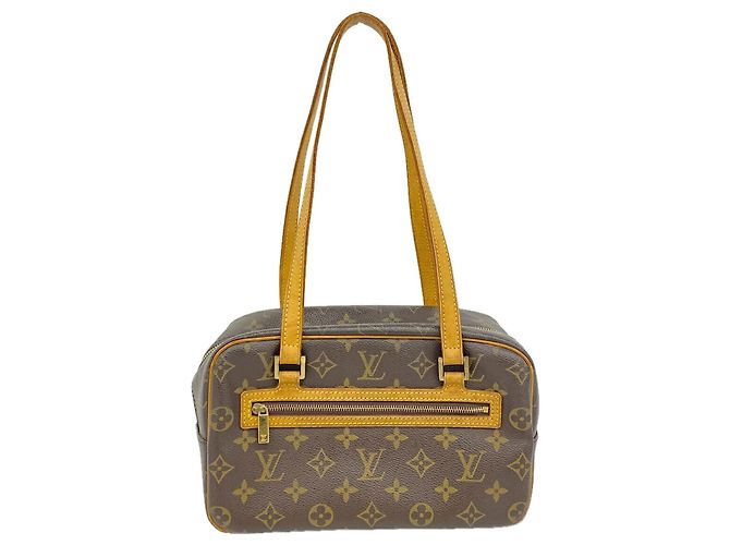 Bolsa de Ombro Louis Vuitton Monogram Cite MM Marrom