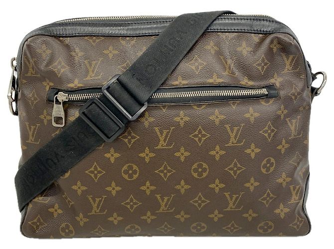 Borsa a tracolla Louis Vuitton Monogram Macassar Torres Marrone