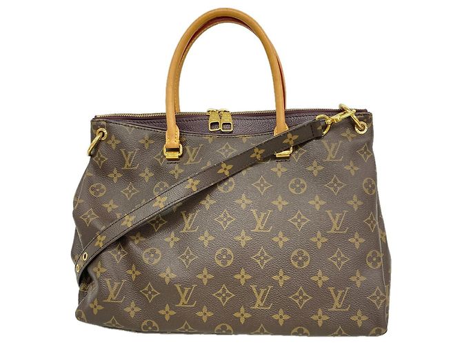 Borsa Louis Vuitton Monogram Pallas Viola scuro