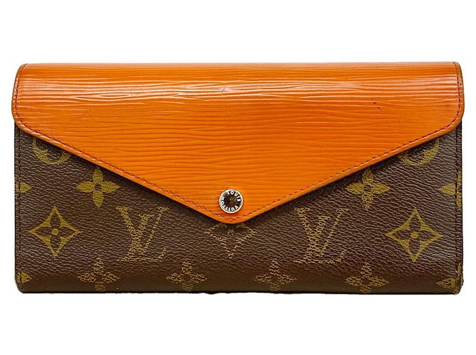 Louis Vuitton Tri-fold Long Wallet in Pimont