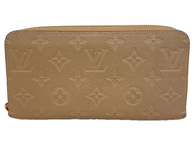 Louis Vuitton Monogram Empreinte Zippy Wallet Grey