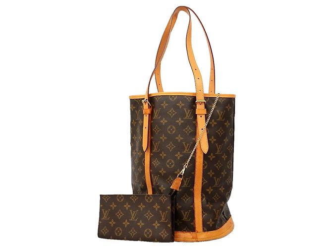 Sac cabas Louis Vuitton Monogram Bucket GM Marron