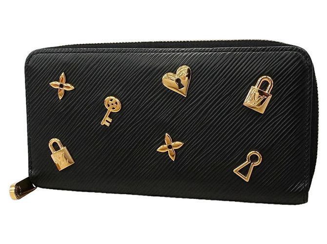 Louis Vuitton Epi Zippy Wallet M63991 Noir Black