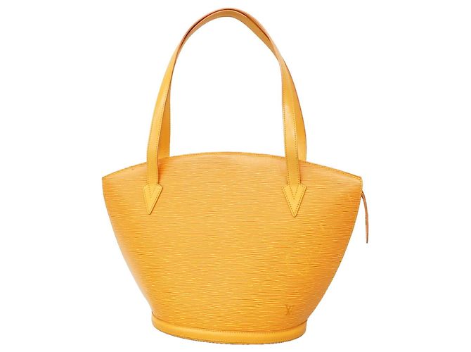 Borsa a tracolla Louis Vuitton Epi Saint Jacques Giallo