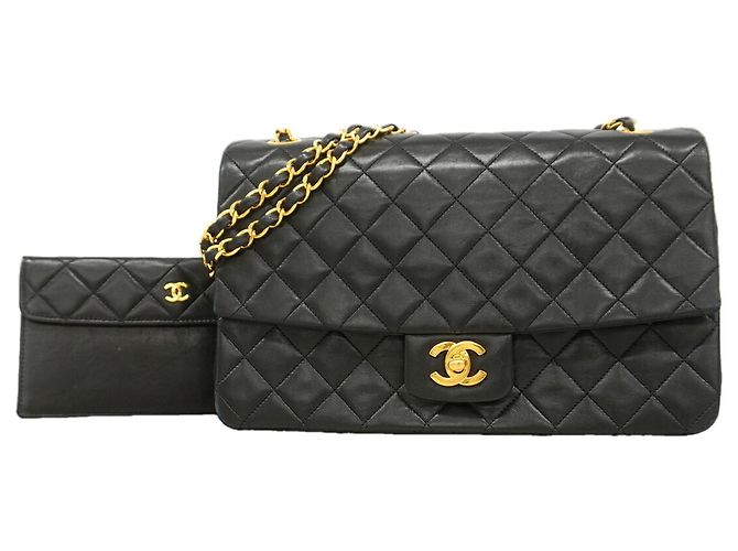 Borsa a tracolla Chanel Matelassé Nero
