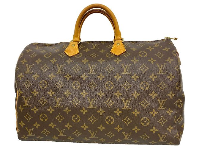 Borsa Louis Vuitton Monogram Speedy 40 Marrone