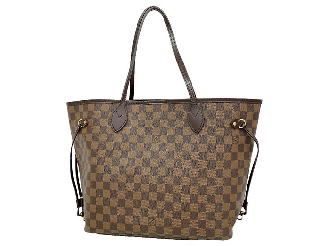 Louis Vuitton Damier Neverfull MM Tote Bag Damier ebene