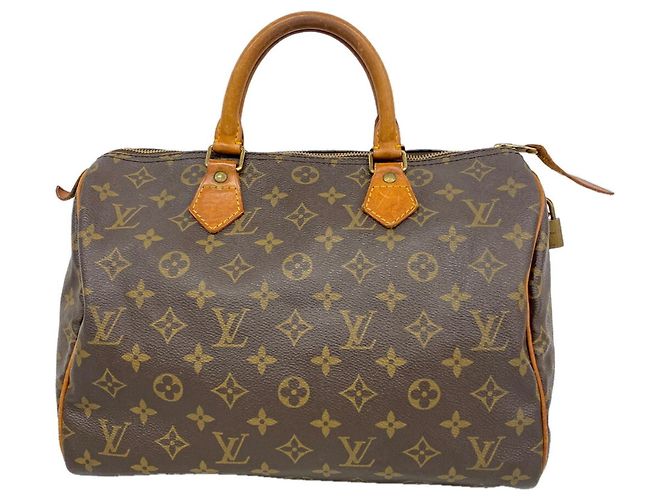 Bolsa Louis Vuitton Monogram Speedy 30 Marrom