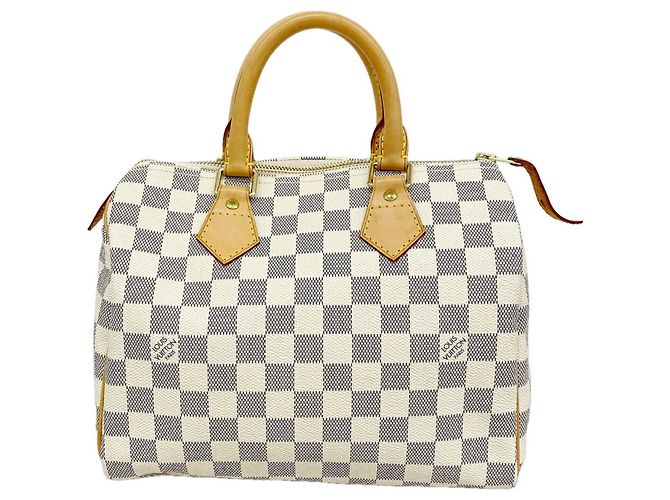 Bolsa Louis Vuitton Damier Azur Speedy 25 Branco