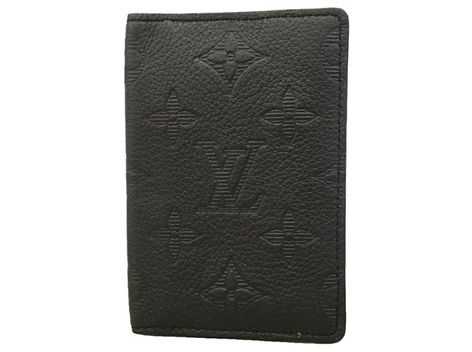 Organizer Louis Vuitton Monogram Shadow Card Case Noir