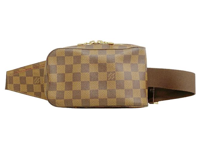 Borsa a tracolla Louis Vuitton Damier Geronimos in Ebene Damier ebene
