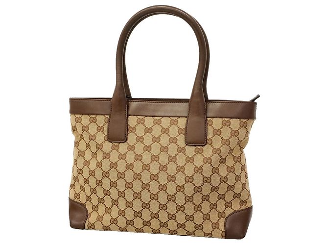 Sac cabas Gucci GG Canvas Marron