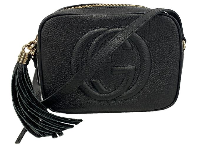 Borsa a tracolla Gucci Soho Nero
