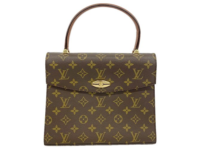 Borsa Louis Vuitton Monogram Malesherbes Marrone