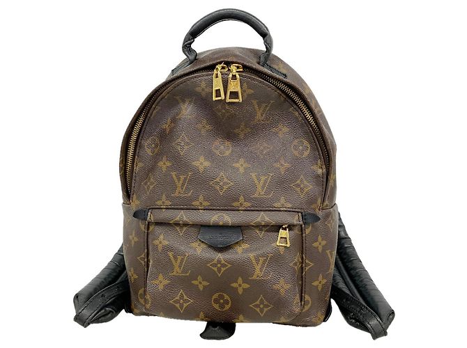 Louis Vuitton Monogram Palm Springs Rucksack PM M41560 Braun Schwarz