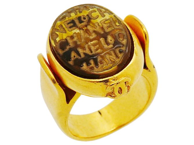 Chanel Ring plattiert in Gold