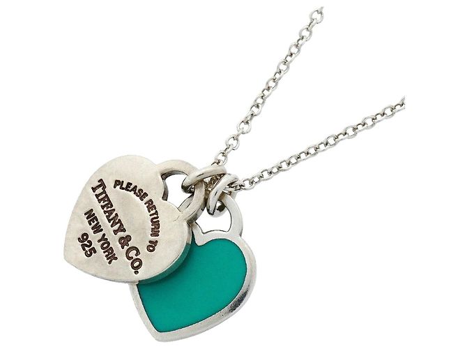 Autre Marque Collana Tiffany & Co. Double Return to Heart Blu