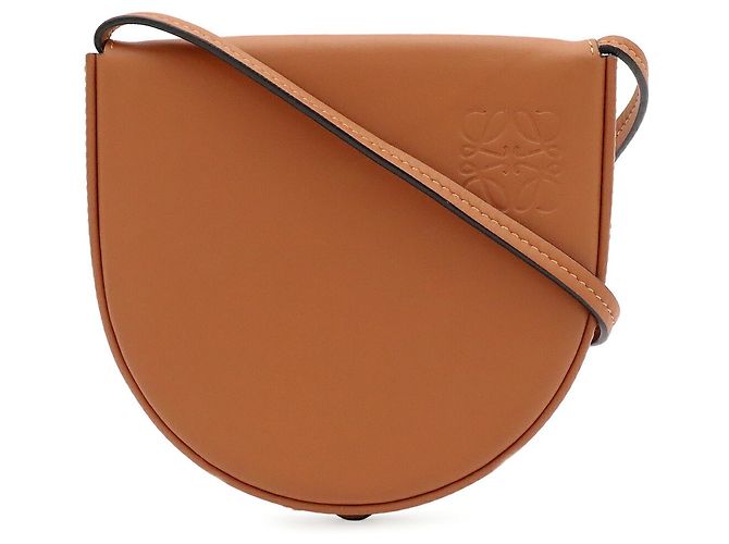 Bolsa de Ombro Loewe Anagram Heel Pouch Small Marrom