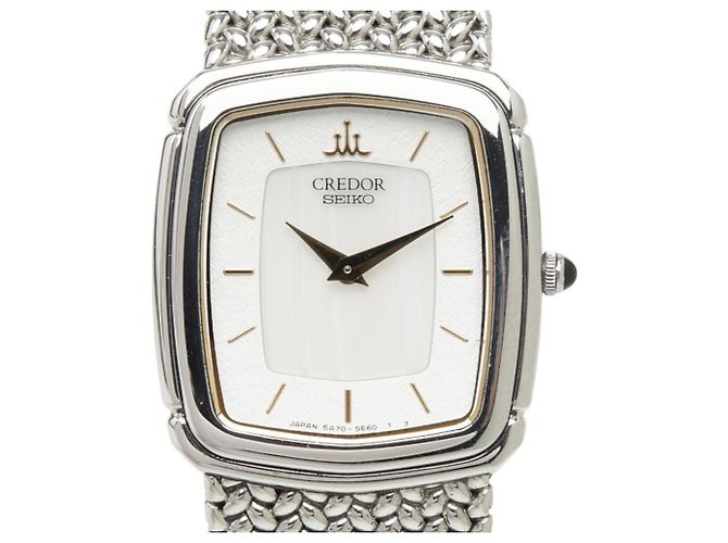 Reloj de pulsera de cuarzo Seiko Credor para mujer